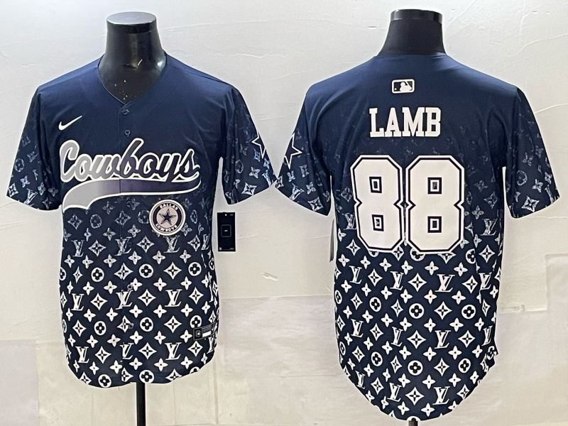 Men 2025 Nike Dallas Cowboys #88 Lamb Drak Blue Limited NFL Jersey 08->green bay packers->NFL Jersey